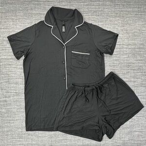 Skims Women’s Pajamas Set Sz XXS Black